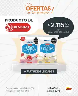 El Milagro Mayorista La serenisima yogur gran compra oferta