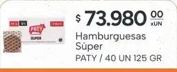 El Milagro Mayorista Paty hamburguesas súper oferta