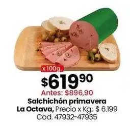 Coto Salchichón primavera oferta