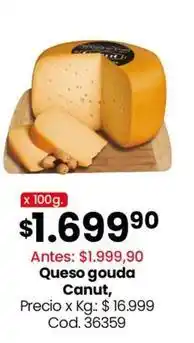 Coto Canut - queso gouda oferta