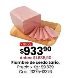 Coto Lario - fiambreria de cerdo oferta