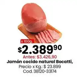 Coto Bocatti - jamón cocido natural , cod. 38120-33174 oferta
