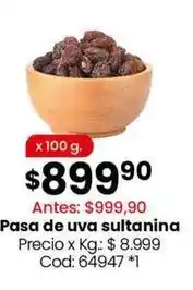 Coto Pasa de uva sultanina oferta
