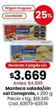 Coto Origen - manteca salada/sin sal oferta