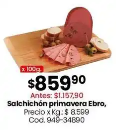 Coto Salchichón primavera ebro oferta
