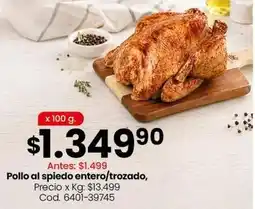 Coto Pollo al spiedo entero/trozado, cod. 6401-39745 oferta