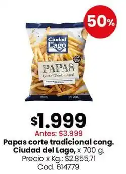 Coto Ciudad del lago - papas corte tradicional cong oferta