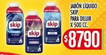 Skip jabón líquido para diluir