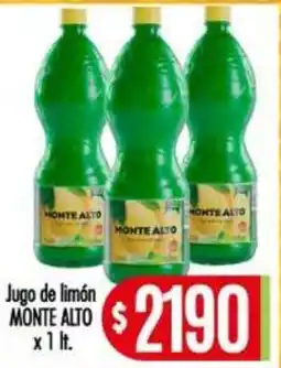 Supermercados Caracol Monte alto jugo de limón oferta