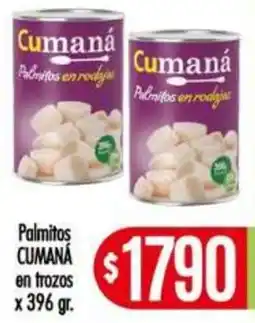 Supermercados Caracol Cumaná palmitos en rodajas oferta