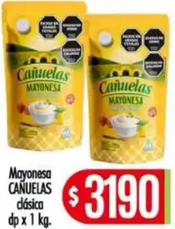 Supermercados Caracol Cañuelas mayonesa clásica oferta