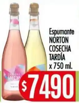 Supermercados Caracol Norton espumante cosecha tardía oferta