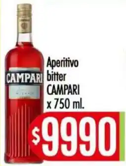 Supermercados Caracol Campari aperitivo bitter oferta