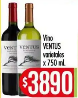 Supermercados Caracol Ventus vino varietales oferta