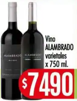 Supermercados Caracol Alambrado vino varietales oferta