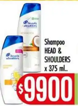 Supermercados Caracol Head & shoulders shampoo oferta