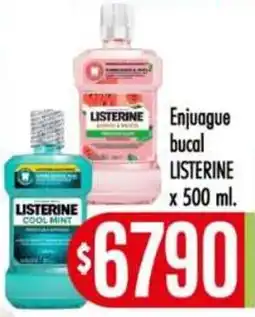 Supermercados Caracol Listerine enjuague bucal oferta