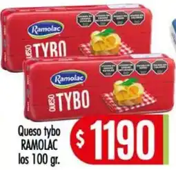 Supermercados Caracol Ramolac queso tybo oferta