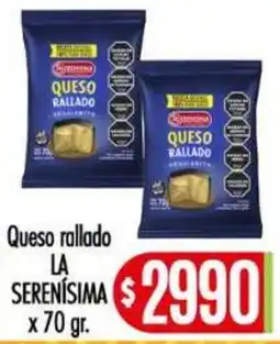 Supermercados Caracol La serenisima queso rallado oferta