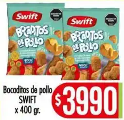 Supermercados Caracol Swift bocaditos de pollo oferta