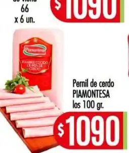 Supermercados Caracol Piamontesa pernil de cerdo oferta