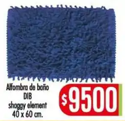 Supermercados Caracol DIB alfombra de baño shaggy element oferta