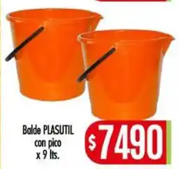Supermercados Caracol Plasutil balde con pico oferta