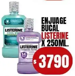 Supermercados Mariano Max Listerine enjuague bucal oferta