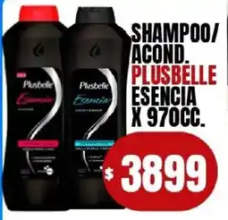 Supermercados Mariano Max Plusbelle shampoo acondicionador esencia oferta