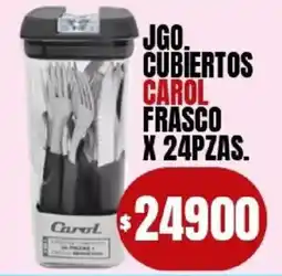 Supermercados Mariano Max Carol jgo. cubiertos oferta
