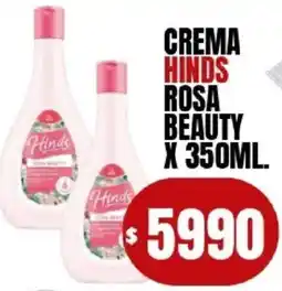 Supermercados Mariano Max Hinds crema rosa beauty oferta