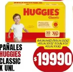 Supermercados Mariano Max Huggies pañales classic oferta
