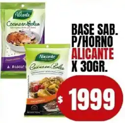 Supermercados Mariano Max Alicante base sab. p/horno oferta