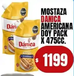 Supermercados Mariano Max Danica mostaza americana oferta