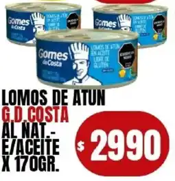 Supermercados Mariano Max Gomes de Costa lomos de atun oferta