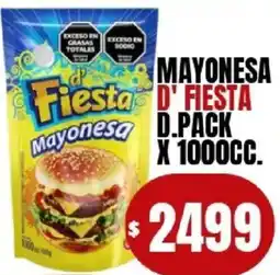 Supermercados Mariano Max D' fiesta mayonesa oferta