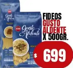 Supermercados Mariano Max Gusto aldente fideos oferta