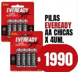 Supermercados Mariano Max Eveready pilas aa chicas oferta