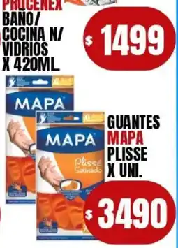 Supermercados Mariano Max Mapa guantes plisse sabiñado oferta