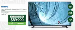 Hendel Philips 1-43" FHD PFD6910/77 smart philips titan os oferta