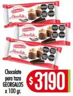 Supermercados Caracol Georgalos chocolate oferta