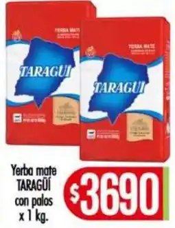 Supermercados Caracol Taragui yerba mate oferta