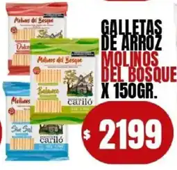 Supermercados Mariano Max Molinos del Bosque galletas de arroz oferta