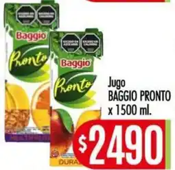 Supermercados Caracol Baggio jugo pronto oferta