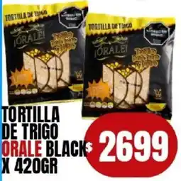 Supermercados Mariano Max Orale tortilla de trigo oferta