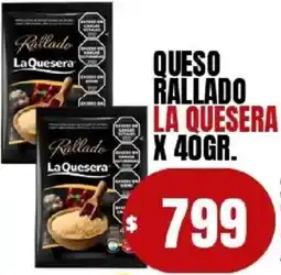 Supermercados Mariano Max La Quesera queso rallado oferta