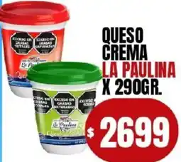 Supermercados Mariano Max La paulina queso crema oferta