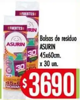 Supermercados Caracol Asurin bolsas de residuo oferta