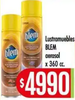 Supermercados Caracol Blem lustramuebles aerosol oferta