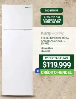 Hendel KanjiHome heladera oferta